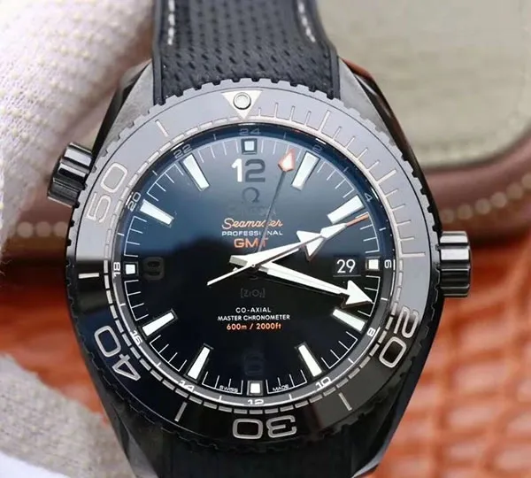 Omega Seamaster 215.92.40.20.01.001 Ocean Universe 600M VS Factory 1:1 Best Edition Replica Watch All Black Ceramic Case Swiss 8906